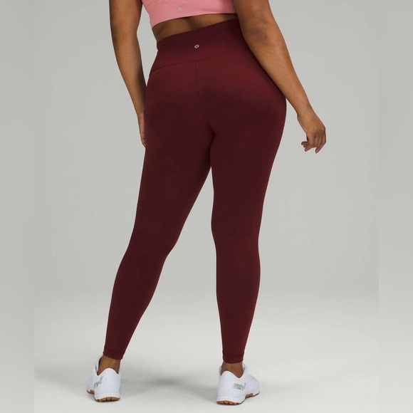 E - Lululemon Wunder Train High-Rise Tight 28"
Red Merlot - Picture 1 of 5
